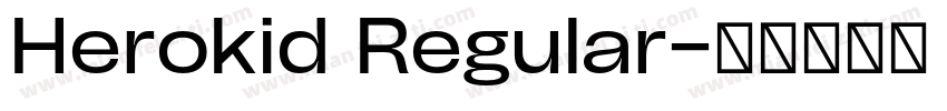 Herokid Regular字体转换